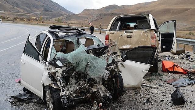 رنگ‌بندی استان‌ها براساس آمار تصادفات