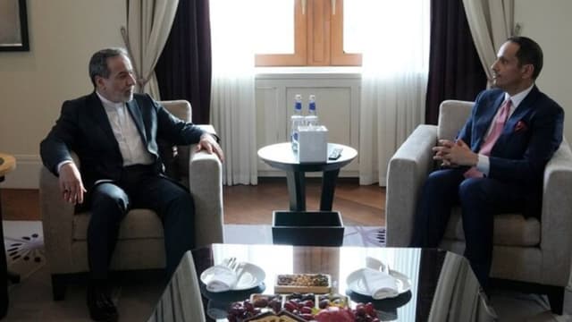 دیدار عراقچی با همتای قطری خود در مسکو